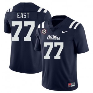 NCAA Fan Favorite: Men Cam East #77 Navy Rebels Lightweight Football Jersey 21371-599