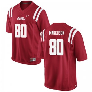 NCAA Fan Favorite: Mens Elliot Markuson #80 Red Rebels Lightweight Football Jersey 57561-774